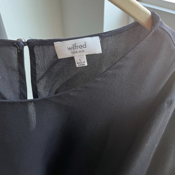 Wilfred black crop top with lace - Picture 3 of 3